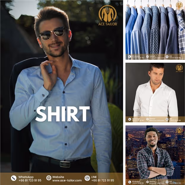 10 Hemden, die jeder Kleiderschrank für jede Gelegenheit haben sollteVon Ace Tailor (Thailand)