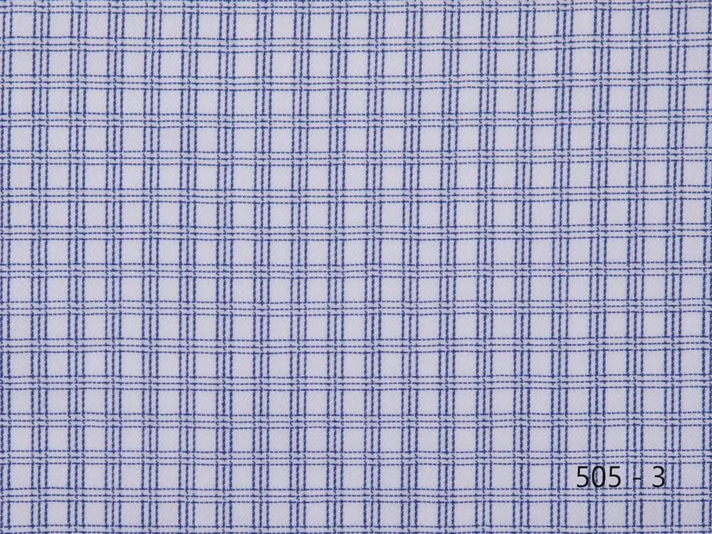 505-3 Dark Blue Checks