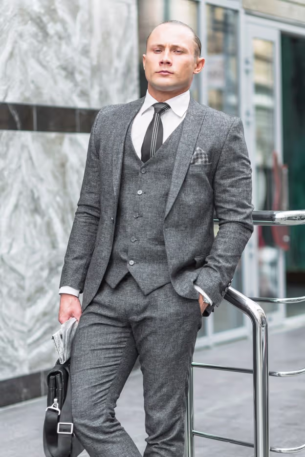 Single-breasted jacket: Jacket with one row of buttons.