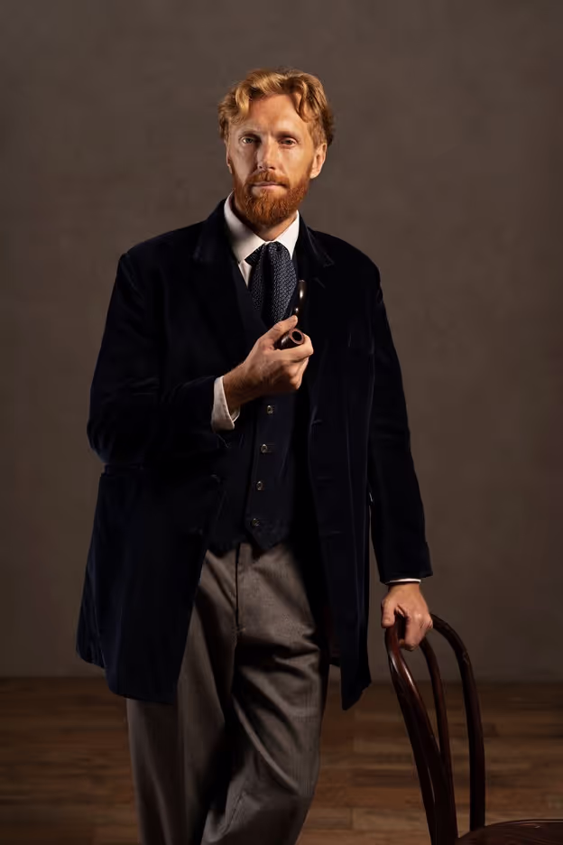 Leisure Suit: Unstructured suit made from casual fabrics, such as corduroy or polyester